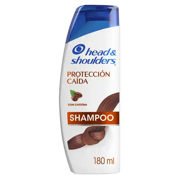 Shampoo Head Shoulders Proteccion Caida con Cafeina Control Caspa Champu Head and Shoulders 180 ml