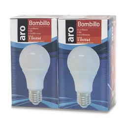 Aro Bombillo Led 9w Luz Blanca E27 15000H