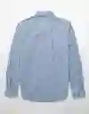 Camisa Hombre Azul Talla SMALL 2722410 American Eagle