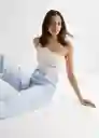 Pantalón Jean Straight Bleach Talla 18 Mango Teen Girl Mango