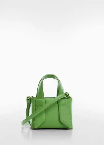 Bolso P Kim Verde Talla 99 Mujer Mango