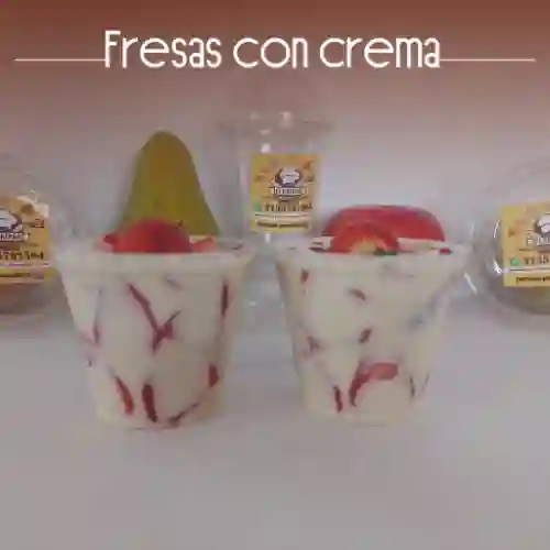 Fresas con Crema
