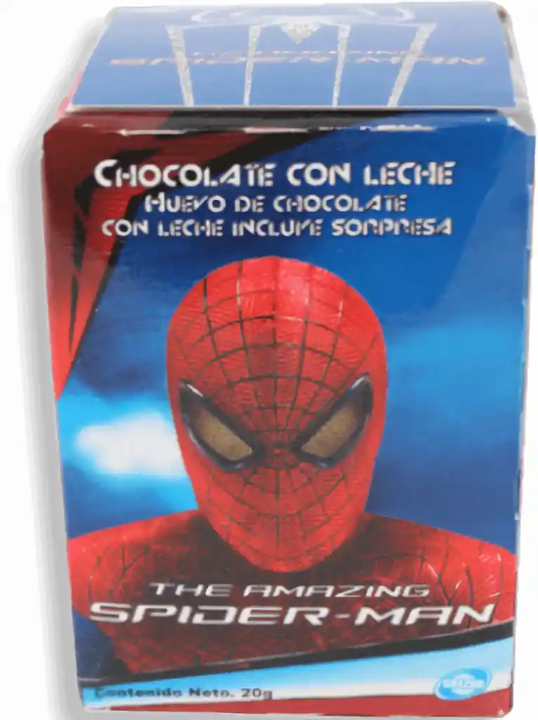 Grezon 2 U Huevo De Chocolate Spider Man Con Leche 20 G
