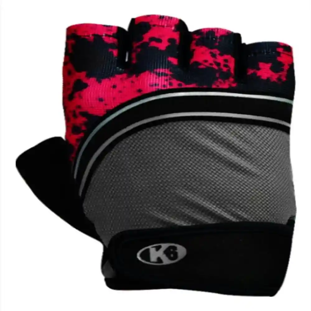 K6 Guantes Para Gimnasio De Cuero Crossfit Gym Lightning Talla S