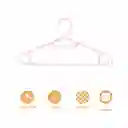 Gancho Para Ropa Antideslizantes Rosa Miniso