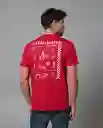 Camiseta Hombre Rojo Talla L 109G007_ROJ191764 Rifle