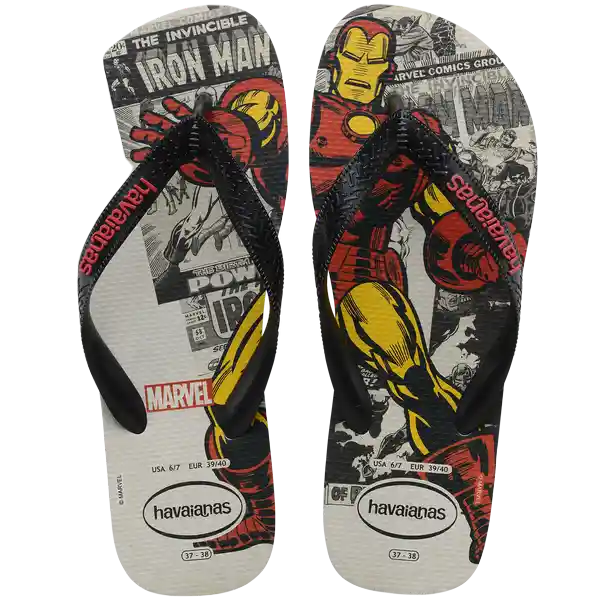 Sandalias Stop Marvel Clas Gris Hielo Talla 28 4147012 Havaianas