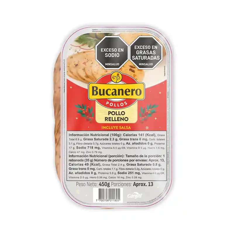 Bucanero Tipo Ek Pollo Relleno