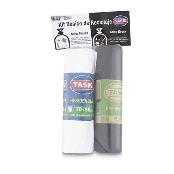 Task Pack Bolsa Basura Rollo 70 x 90 cm