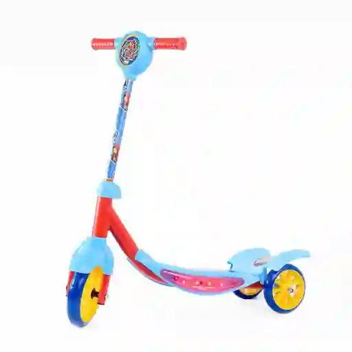 Patineta Infantil Spidey Rojo Con Luces 3ruedas Marvel Zs79972
