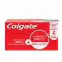 Crema Dental Blanqueadora Colgate Luminous Brilliant 75 mL x 2