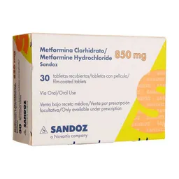 Sandoz Metformina (850 Mg)