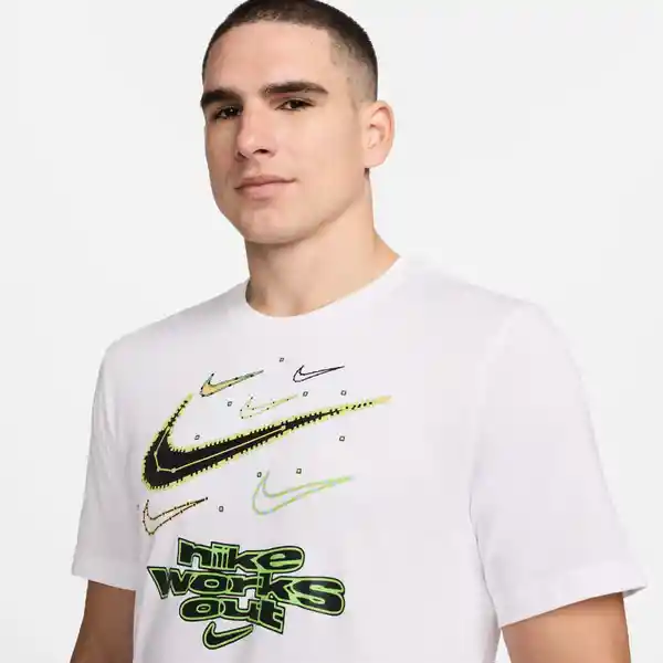 Nike Camiseta M Df Tee Iykyk Su24 Para Hombre Blanco Talla M