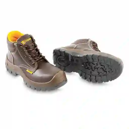 Robusta Botas Cuero Warrior Dieléctrica Cafe Talla 40