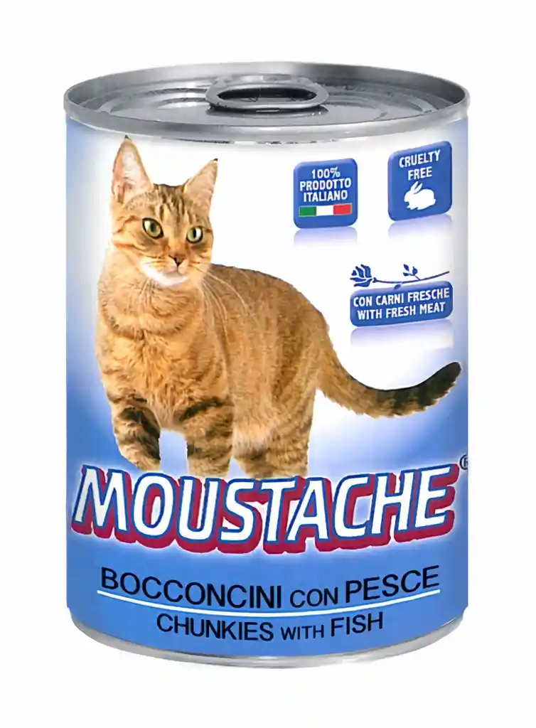 Moustache Alimento para Gato Sabor a Pescado