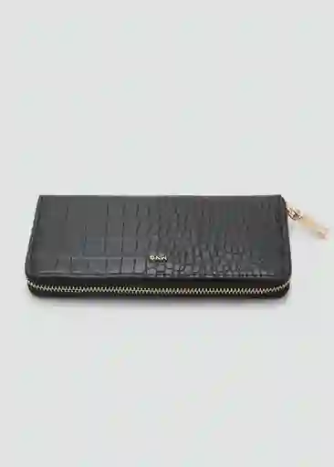 Billetera g Leonor Negro Mujer Mango