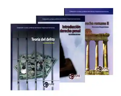 Serie Derecho Penal Teoría Del Delito y Derecho Romano Ii