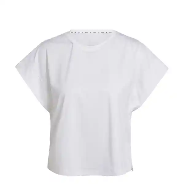 Adidas Camiseta Studio Para Mujer Blanco Talla M