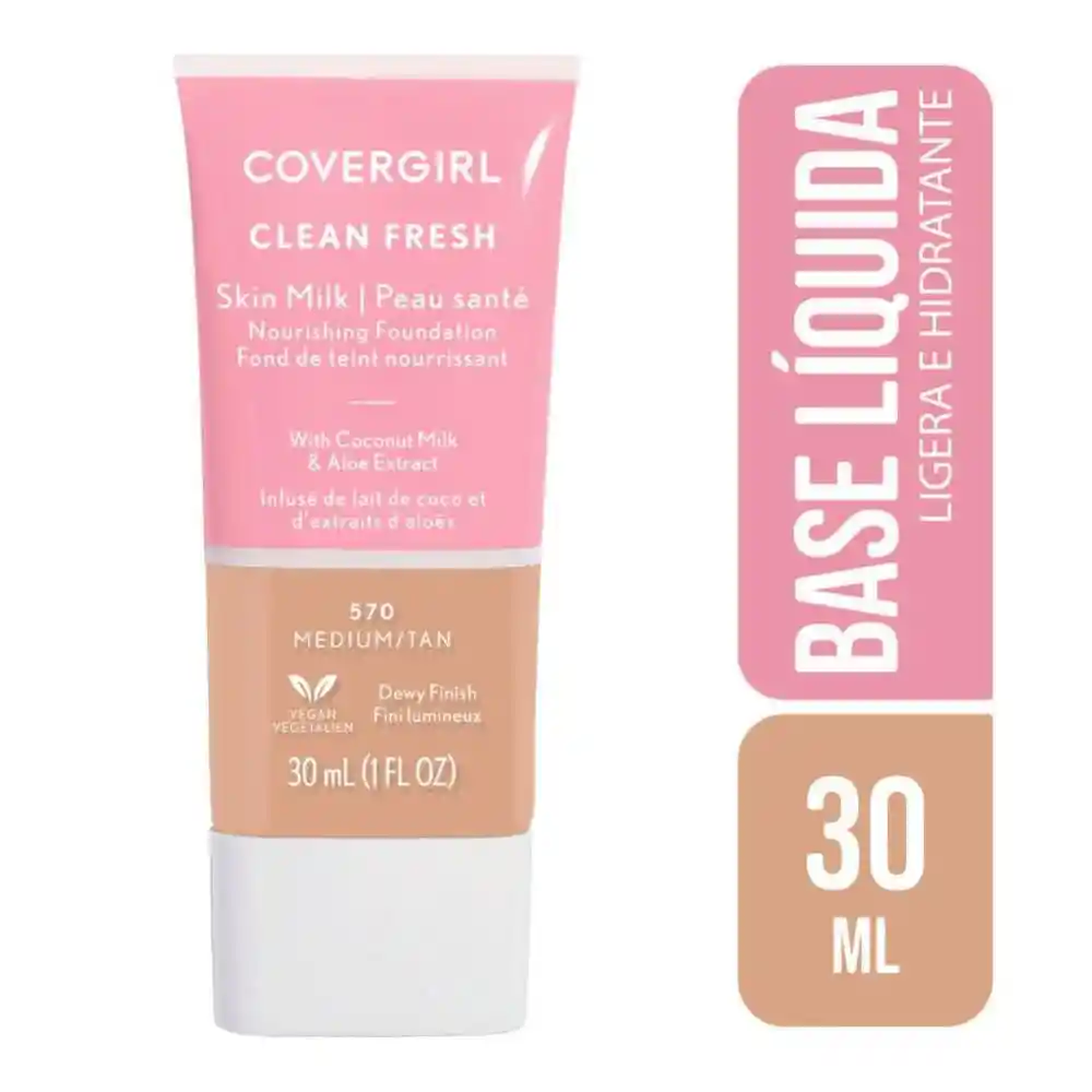   Cover Girl  Base De Maquillaje Clean Fresh Medium/Tan  