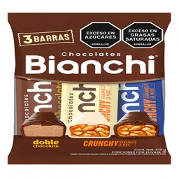 Barras Bianchi Relleno Blando Caramelo Cobert (3 Unidad)