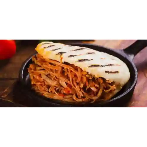 Arepa de carne land