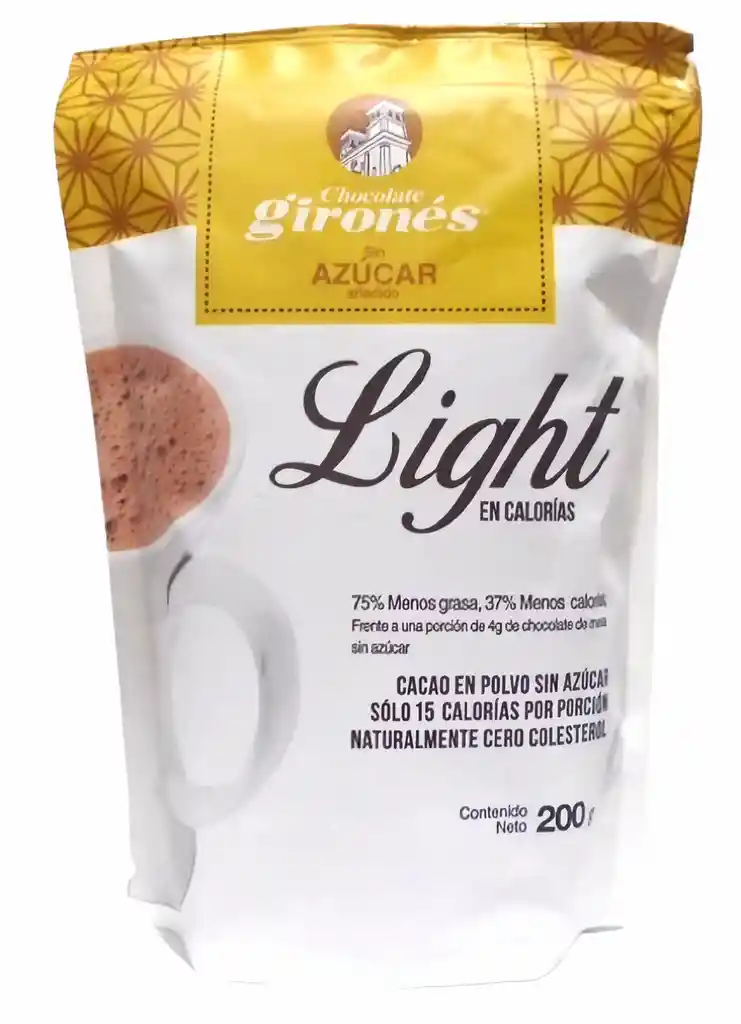 Girones Chocolate en Polvo Sin Azúcar