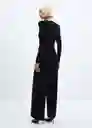 Enterizo Mono Xtuxedo2 Negro Talla M Mujer Mango