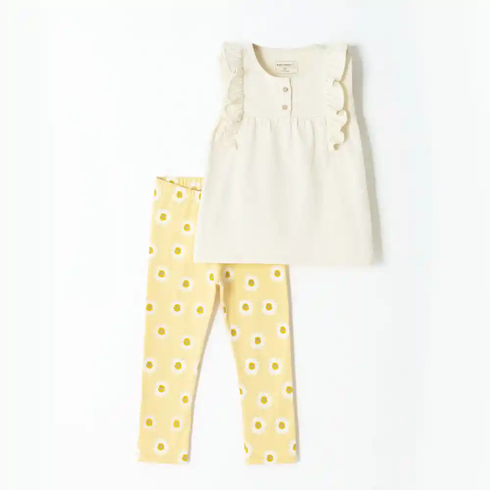 Conjunto Pantalón Largo Bebita Emilie Baby Fresh Talla 4t