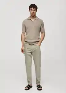 Jean Ben Khaki Talla 42 Hombre Mango