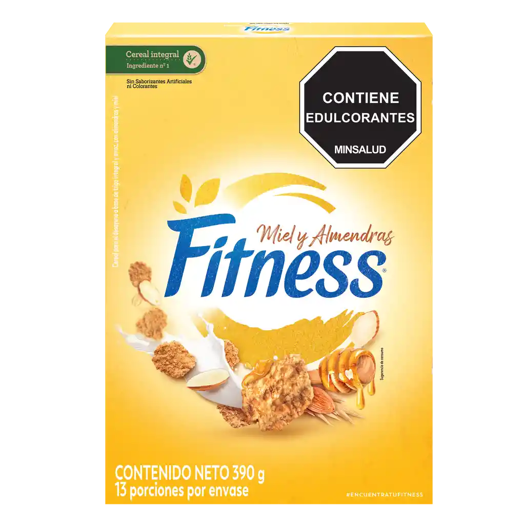 Cereal FITNESS Miel y Almendras x 390g