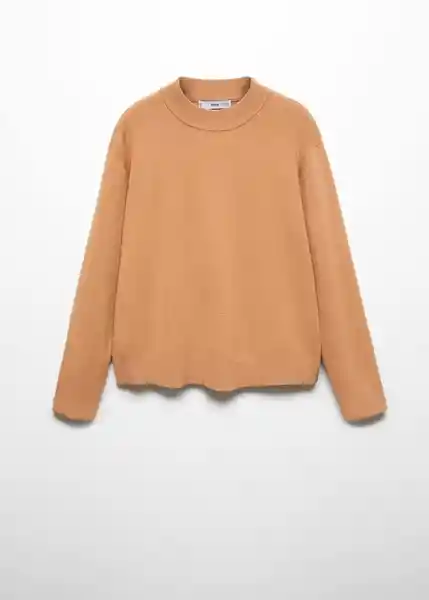 Saco Jersey Tortuga Camel Talla 28 Mujer Mango