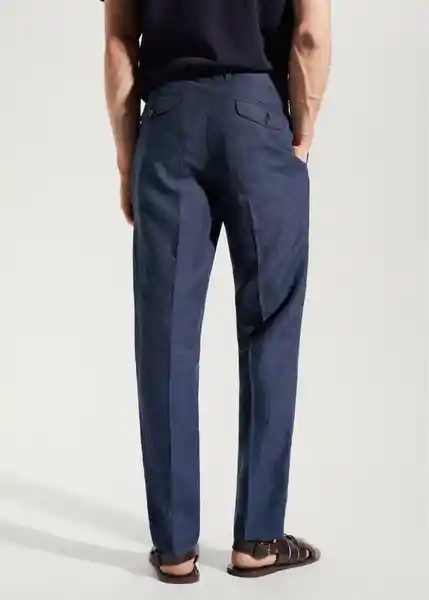 Pantalón Cid Navy Talla 42 Hombre Mango