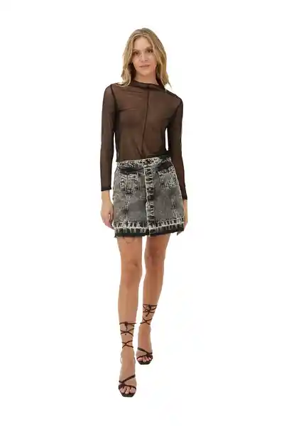 Buzo Elsa Negro Talla XS Mercedes Campuzano