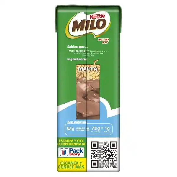 Milo Leche Malteada Semidescremada con Cocoa