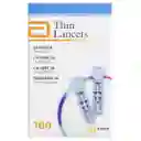 Abbott Lancetas para Toma de Glucosa Calibre 28 Thin Lancets