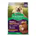 Comida para perro Dog Chow Triple proteina todos los tamaños 8 kg