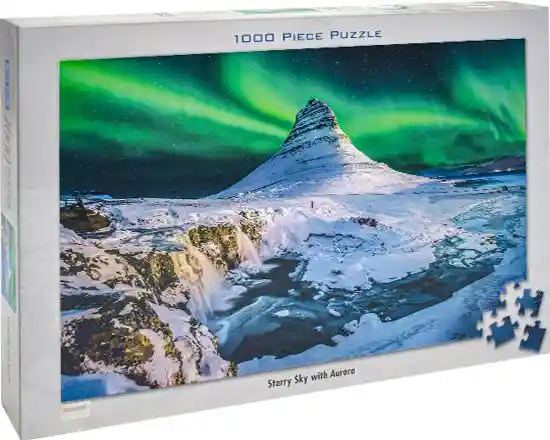 Rompecabezas 1000 Piezas / Fichas - Starry Sky With Aurora