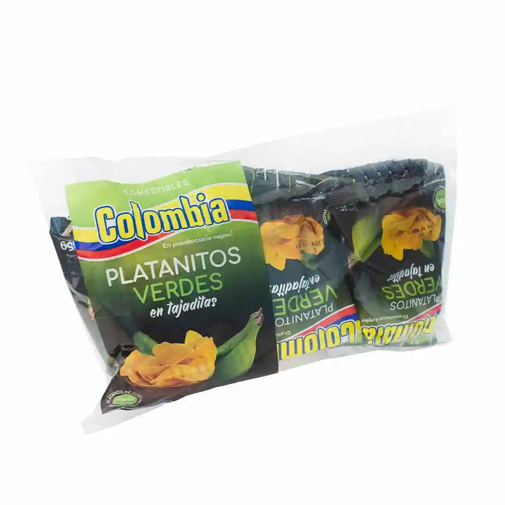 Colombia Snack Platanitos Verdes en Tajaditas