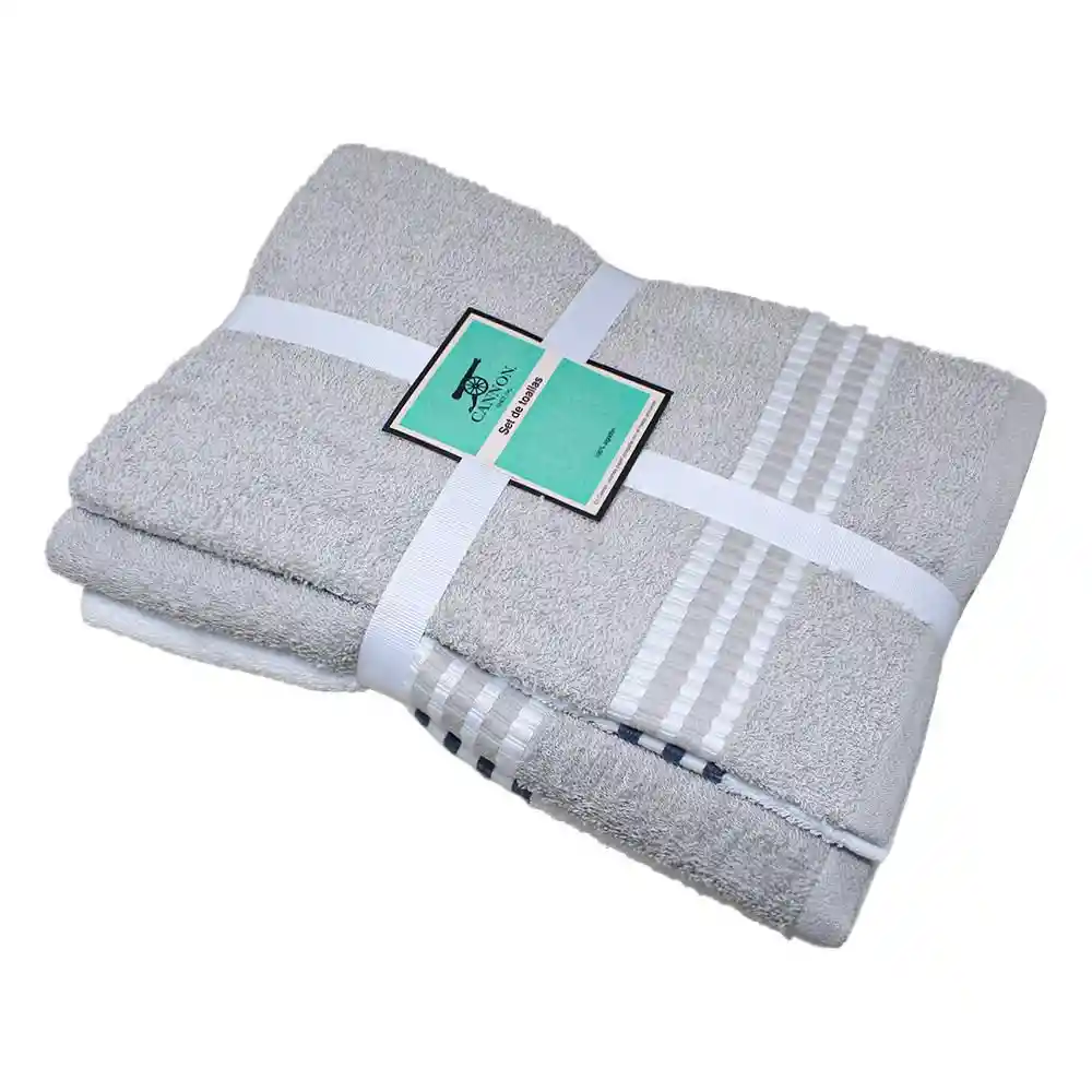 Set X4 Toa Baño -mano Gris