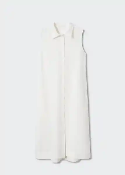 Vestido Isu Offwhite Talla L Mujer Mango