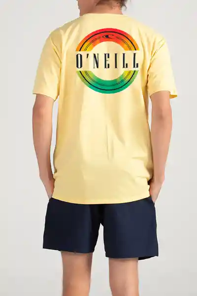 ONeill Camiseta Classic Brackets Masculino Amarillo M