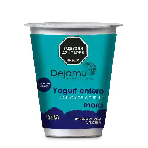 Yogurt entero mora x 150 ml