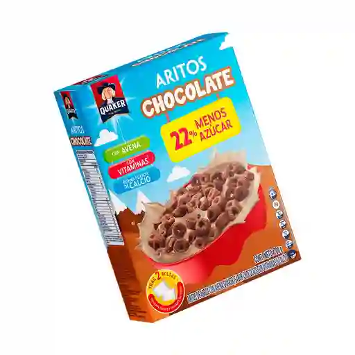 Quaker Cereal de Avena en forma de Aritos Sabor a Chocolate