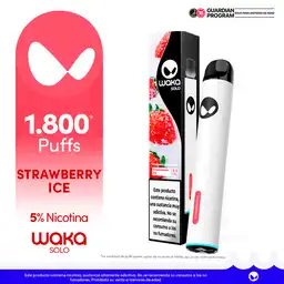 WAKA SOLO Vape Strawberry Ice-5%1.800 puff