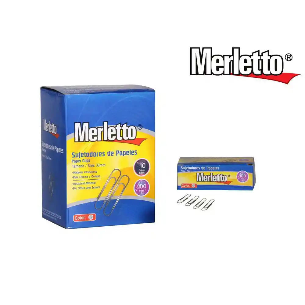 Clips Plateados Merletto