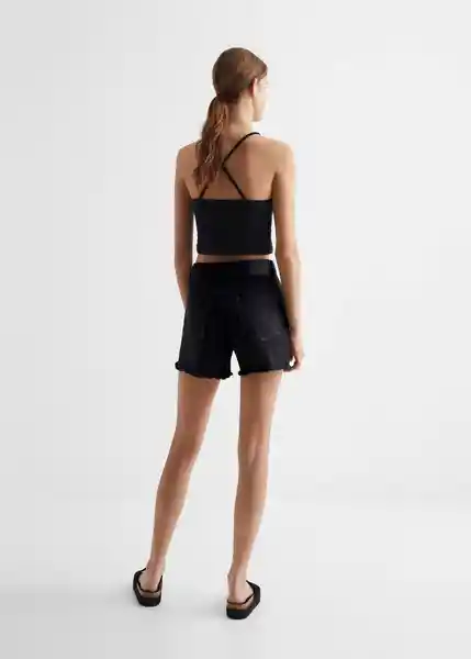 Short Helena Tejano Negro Talla 20 Mango Teen Girl Mango