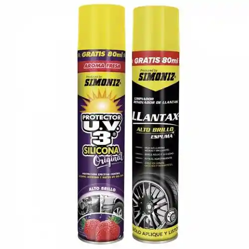 Simoniz Silicona Más Renovador Llantas Uv3