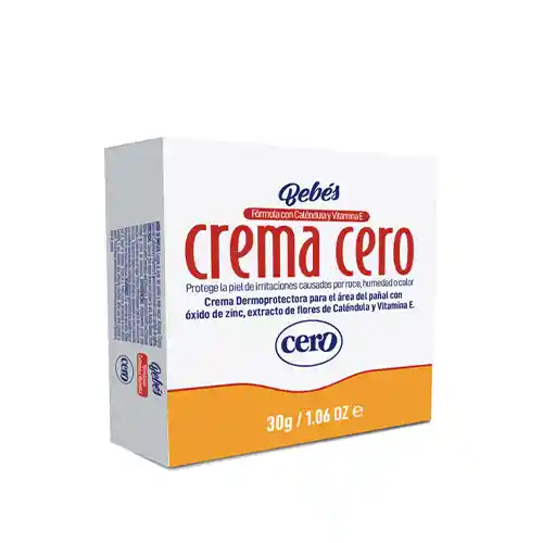 Cero Crema Antipañalitis con Caléndula y Vitamina E