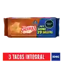 Saltinas Integrales galletas saladas x 3 tacos x 324g