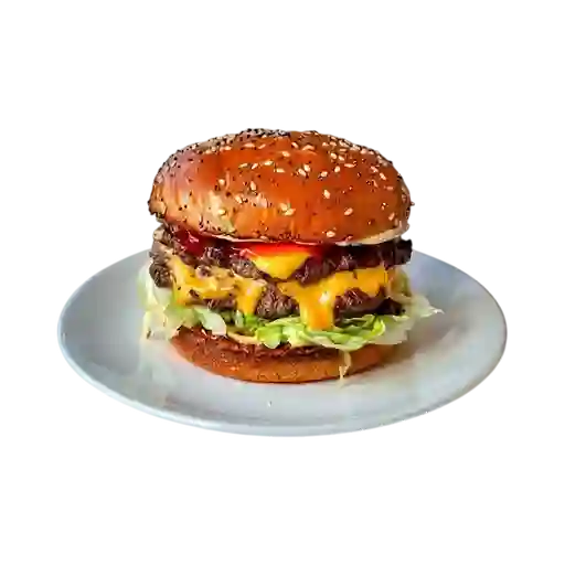 Hamburguesa Doble Carne Sencilla